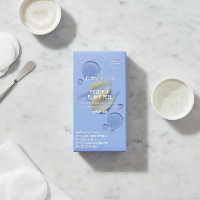 Деликатный Двофазный Омолаживающий Пилинг для Лица HydroPeptide Anti-Wrinkle Polish & Plump Peel Kit