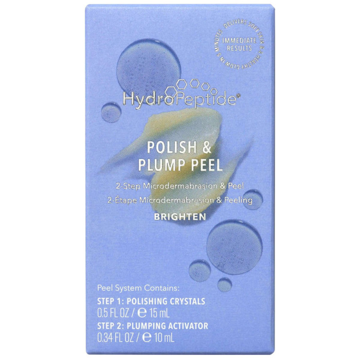 Деликатный Двофазный Омолаживающий Пилинг для Лица HydroPeptide Anti-Wrinkle Polish & Plump Peel Kit