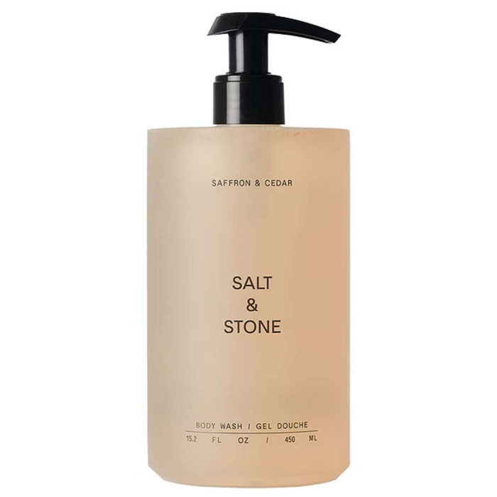 Антиоксидантный Гель для Душа с Ароматом Шафрана и Кедра Salt & Stone Body Wash Saffron & Cedar