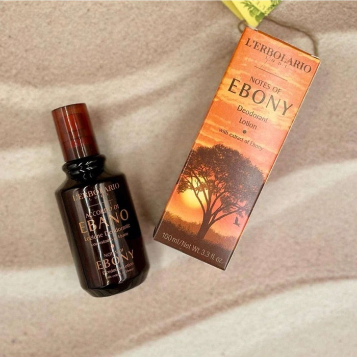 Лосьон-Дезодорант «Черное Дерево» L'Erbolario Lodi Notes of Ebony Deodorant Lotion