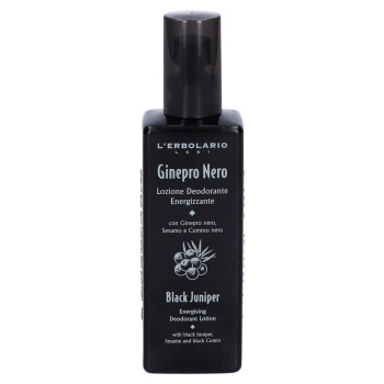 Лосьйон-Дезодорант «Чорний Ялівець» L'Erbolario Lodi Black Juniper Energising Deodorant Lotion