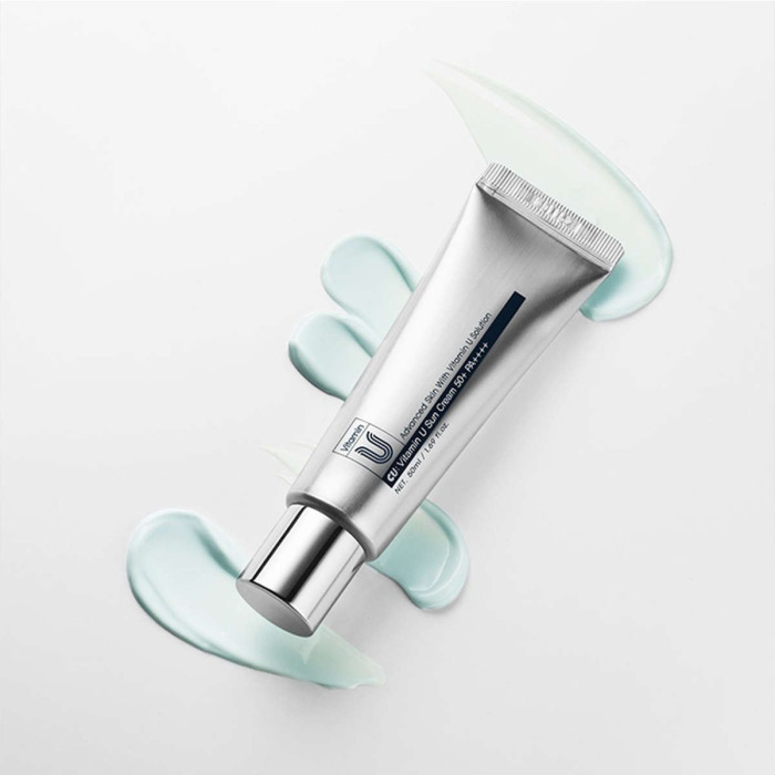 Успокаивающий Солнцезащитный Крем с Витамином U и Пептидами CU SKIN Vitamin U Sun Cream SPF 50+ Pa++++