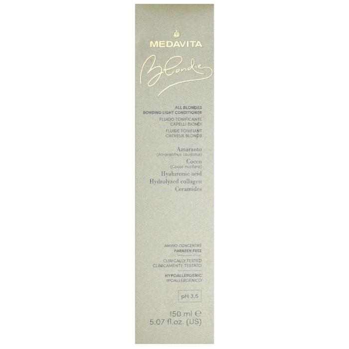 Укрепляющий Кондиционер для Всех Оттенков Белокурых Волос MEDAVITA Blondie All Blondes Bonding Light Conditioner