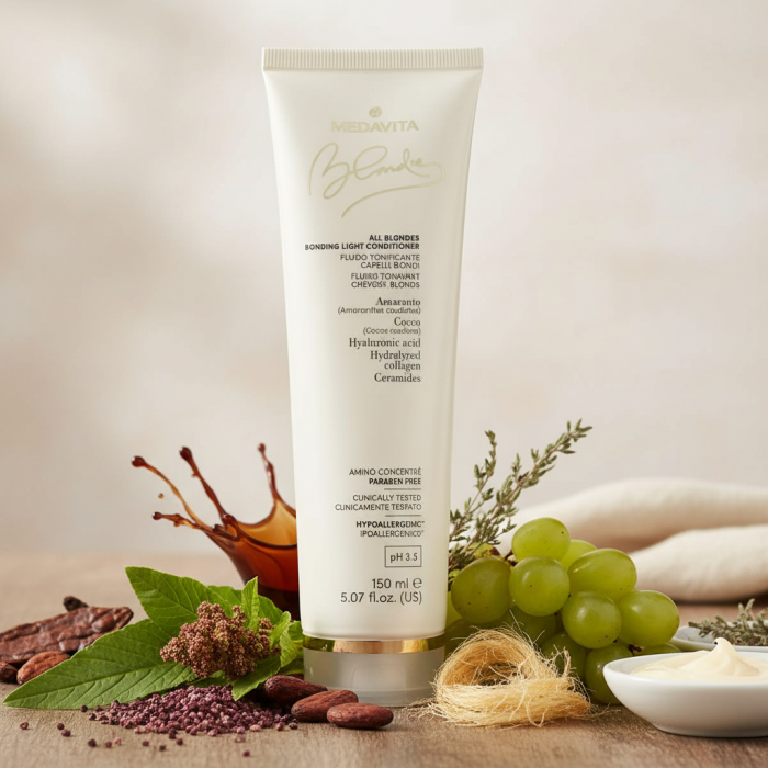 Укрепляющий Кондиционер для Всех Оттенков Белокурых Волос MEDAVITA Blondie All Blondes Bonding Light Conditioner
