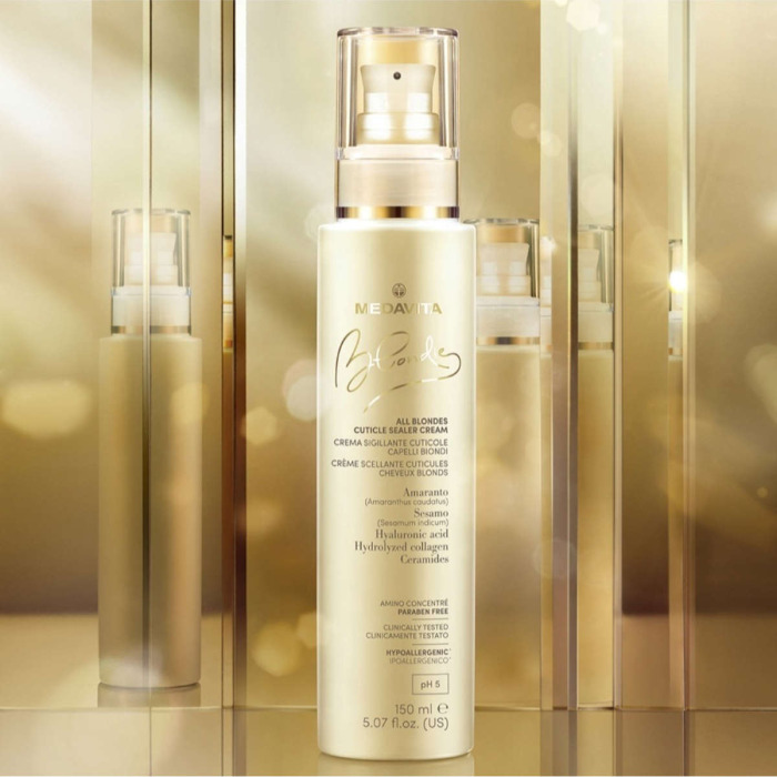 Герметизирующий Кутикулу Крем ля Всех Оттенков Белокурых Волос MEDAVITA Blondie All Blondes Cuticle Sealer Cream