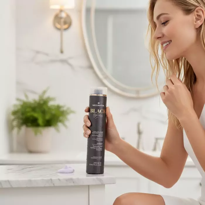 Ультрахолодный Нейтрализующий Шампунь для Волос MEDAVITA Black Blondie Extra Cool Blonde Neutralizing Shampoo