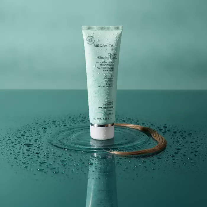 Питательная Маска для Зеркального Сияния Волос MEDAVITA Choice Glowing Mask