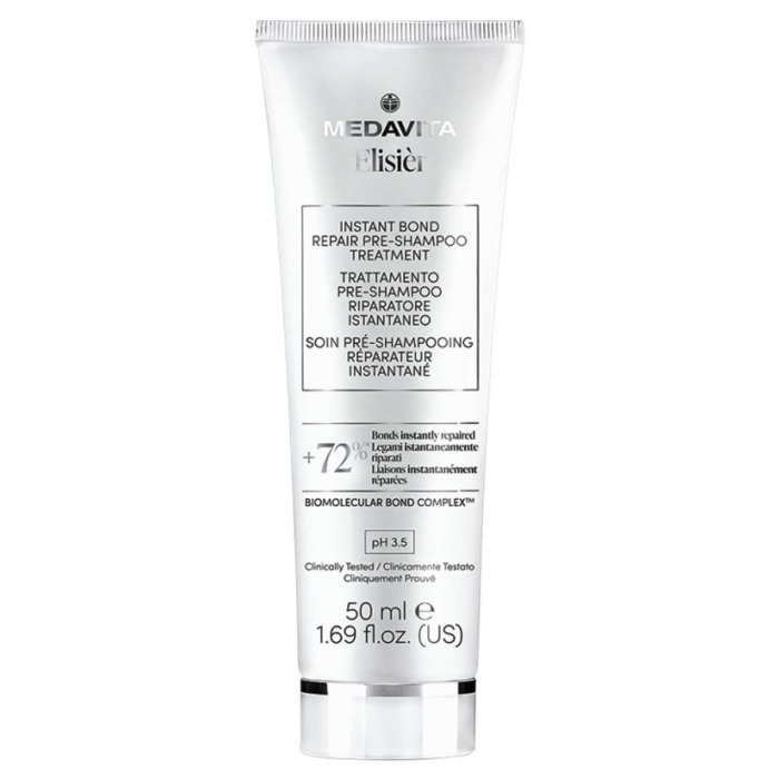 Пре-Шампунь для Моментального Биомолекулярного Восстановления Волос MEDAVITA Elisier Instant Bond Repair Pre-Shampoo Treatment