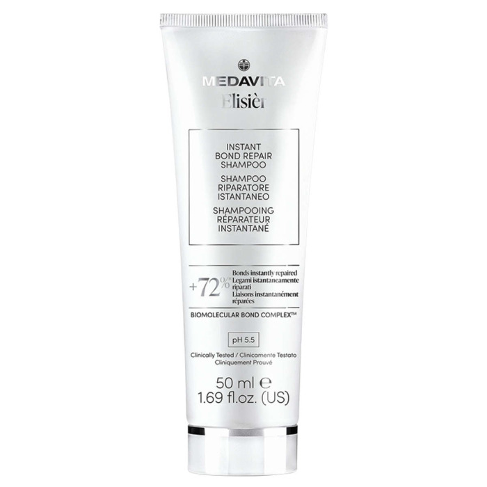 Шампунь для Моментального Биомолекулярного Восстановления Волос MEDAVITA Elisier Instant Bond Repair Shampoo