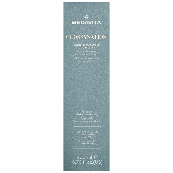 Ламинирующий Кондиционер с Эффектом Интенсивного Блеска MEDAVITA Glossynation Extreme Makeover Liquid Light