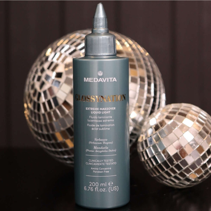 Ламинирующий Кондиционер с Эффектом Интенсивного Блеска MEDAVITA Glossynation Extreme Makeover Liquid Light