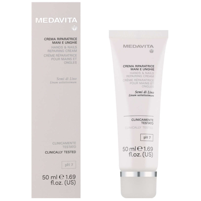 Крем для Восстановления Кожи Рук и Ногтей MEDAVITA Hands & Nails Repairing Cream
