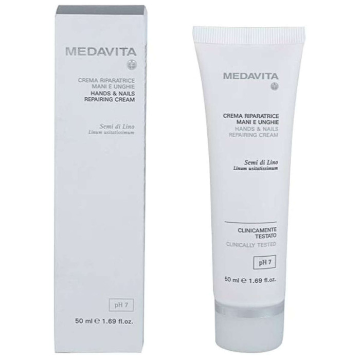 Крем для Восстановления Кожи Рук и Ногтей MEDAVITA Hands & Nails Repairing Cream