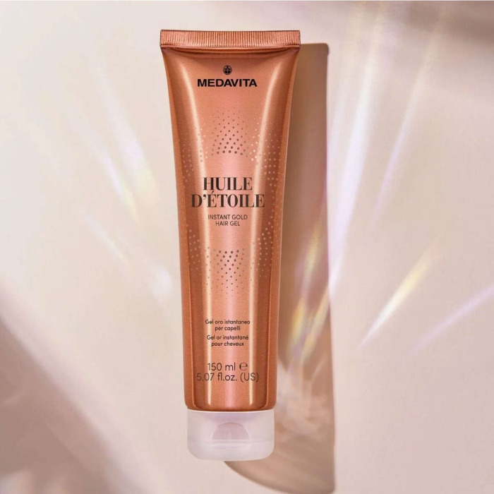 Золотой Гель для Мгновенного Блеска Волос MEDAVITA Huile d'Etoile Instant Gold Hair Gel