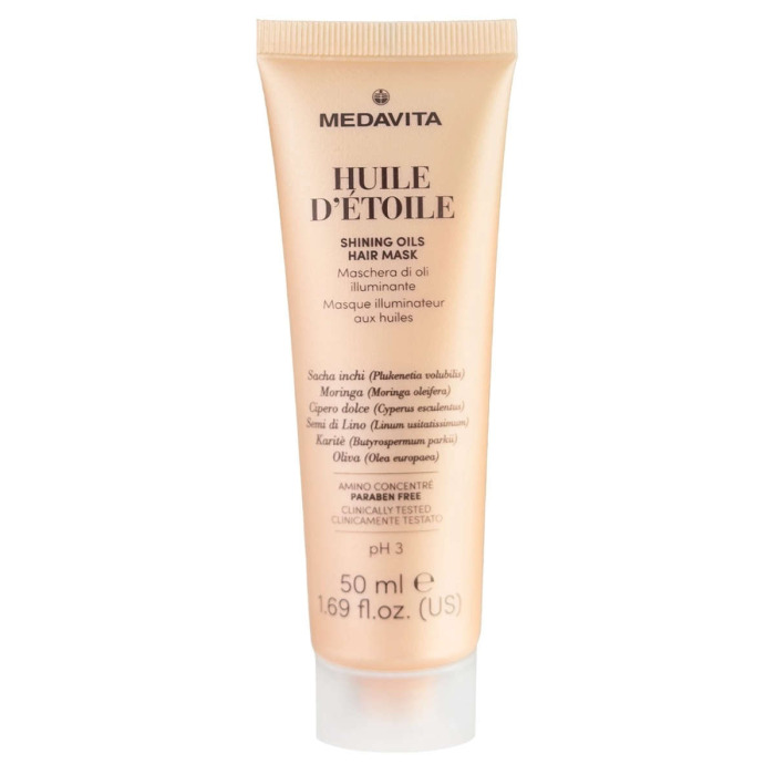Маска для Блеска и Шелковистости Волос с Драгоценными Маслами MEDAVITA Huile d'Etoile Shining Oils Hair Mask