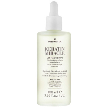 Ультраразглаживающие Капли-Бустер для Гладкости Волос MEDAVITA Keratin Miracle Liss Magic Drops