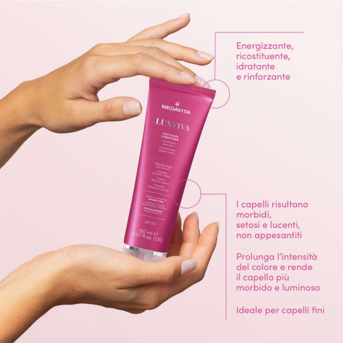 Безсульфатный Кондиционер для Окрашенных Волос MEDAVITA Luxviva Post Color Conditioner