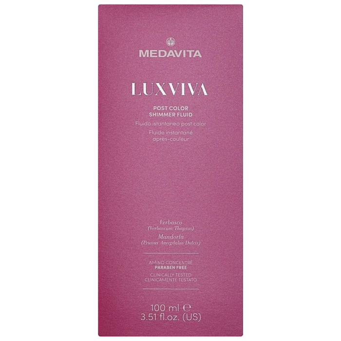 Флюид-Шиммер для Блеска Окрашенных Волос MEDAVITA Luxviva Post Color Shimmer Fluid