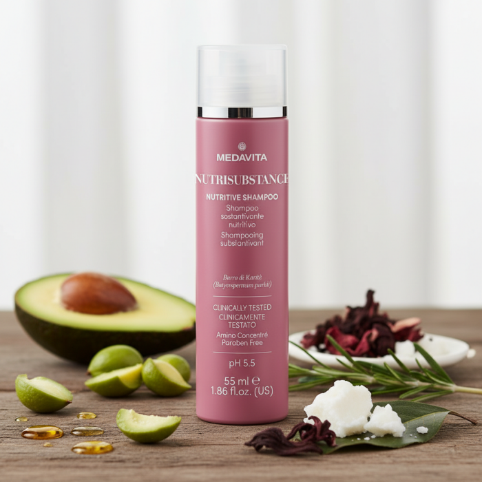 Питательный Шампунь для Сухих Волос MEDAVITA Nutrisubstance Nutrive Shampoo