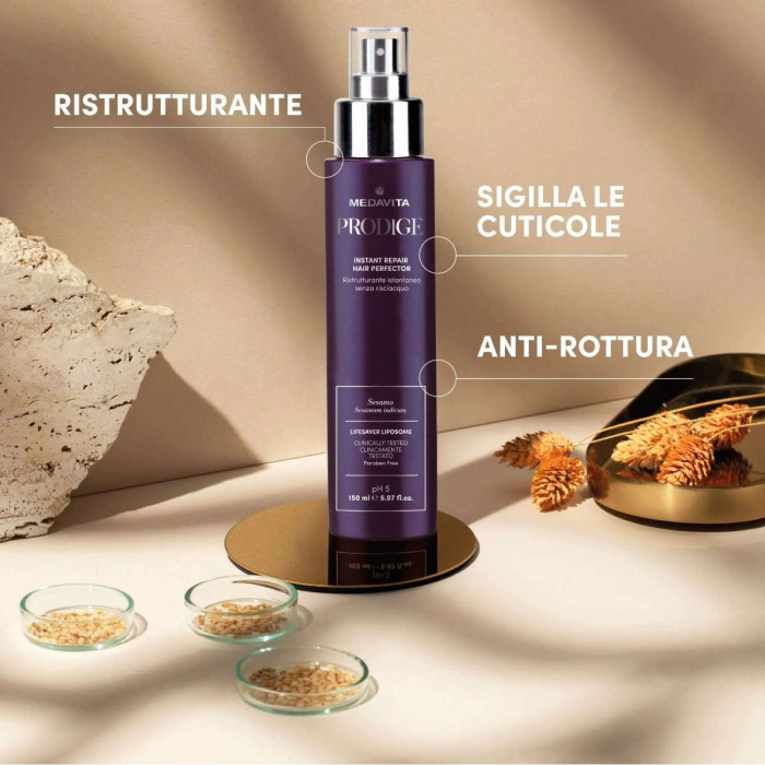 Флюид Мгновенного Действия для Реконструкции Волос MEDAVITA Prodige Instant Repair Hair Perfector