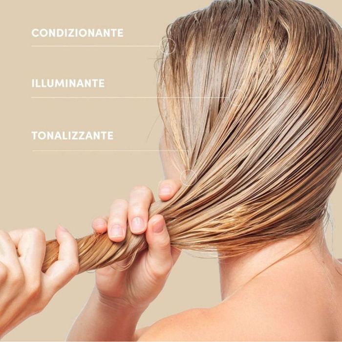 Сыворотка-Кондиционер для Усиления Холодных Оттенков Ледяного Блонда и Тонирования MEDAVITA Blondie Ice Blonde Enhancing Conditioning Serum