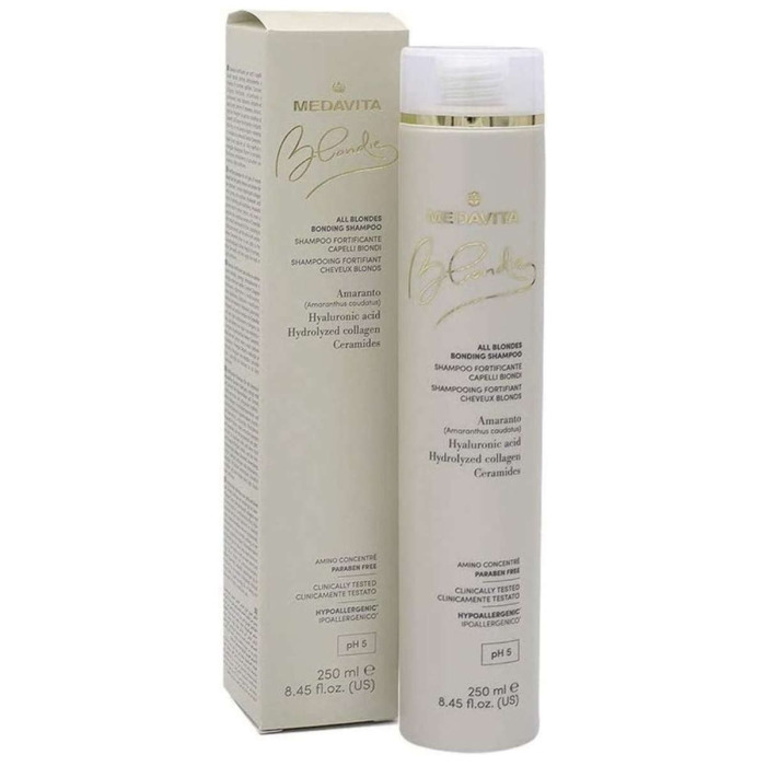 Укрепляющий Шампунь для Всех Оттенков Белокурых Волос MEDAVITA Blondie All Blondes Bonding Shampoo