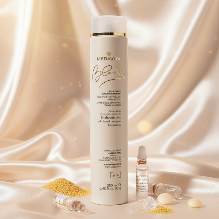 Укрепляющий Шампунь для Всех Оттенков Белокурых Волос MEDAVITA Blondie All Blondes Bonding Shampoo