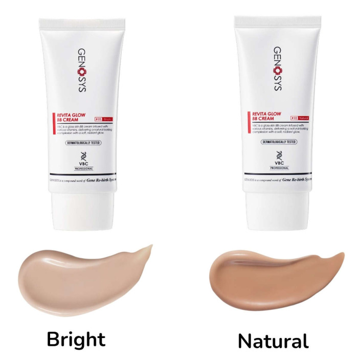 Солнцезащитный Тонирующий BB-крем для Сияния Кожи Genosys Revita Glow BB Cream, 50 г