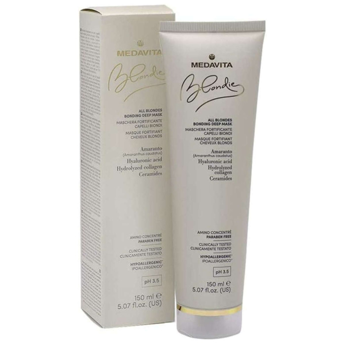 Глубоко Укрепляющая Маска для Всех Оттенков Белокурых Волос MEDAVITA Blondie All Blondes Bonding Deep Mask