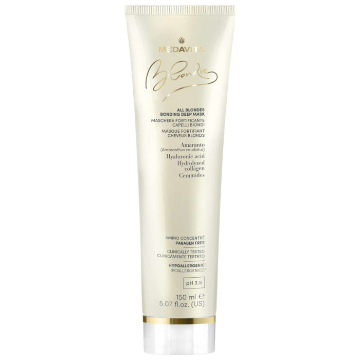 Глубоко Укрепляющая Маска для Всех Оттенков Белокурых Волос MEDAVITA Blondie All Blondes Bonding Deep Mask