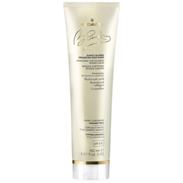 Питательная Маска для Защиты и Усиления Холодных Оттенков Ледяного Блонда MEDAVITA Blondie Ice Blonde Enhancing Deep Mask