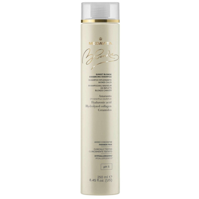 Укрепляющий Шампунь для Усиления Теплых Оттенков Блонда MEDAVITA Blondie Sunset Blonde Enhancing Shampoo