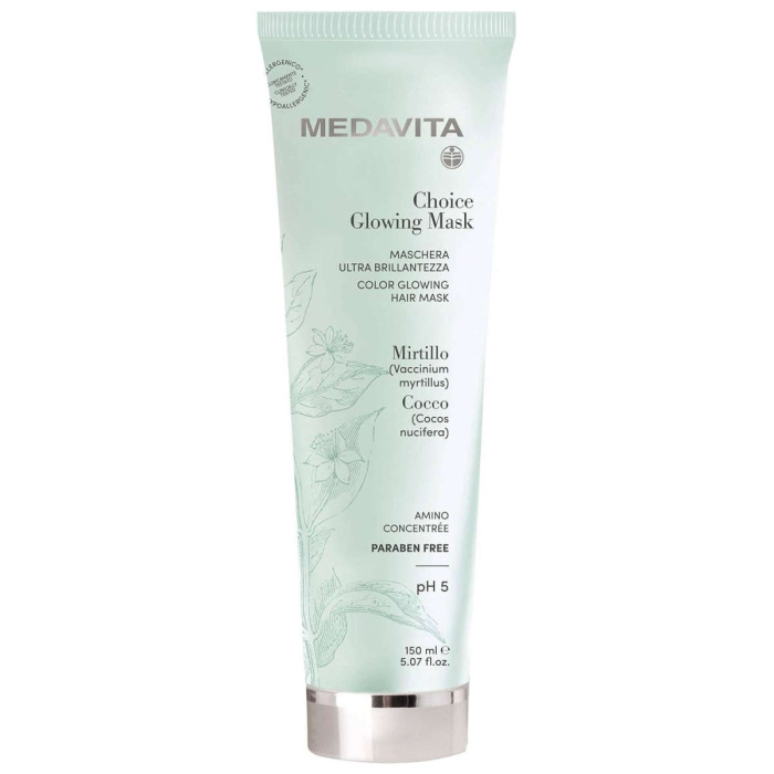 Питательная Маска для Зеркального Сияния Волос MEDAVITA Choice Glowing Mask