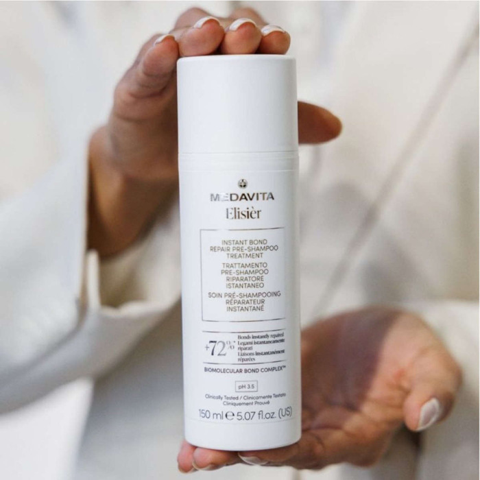 Пре-Шампунь для Моментального Биомолекулярного Восстановления Волос MEDAVITA Elisier Instant Bond Repair Pre-Shampoo Treatment