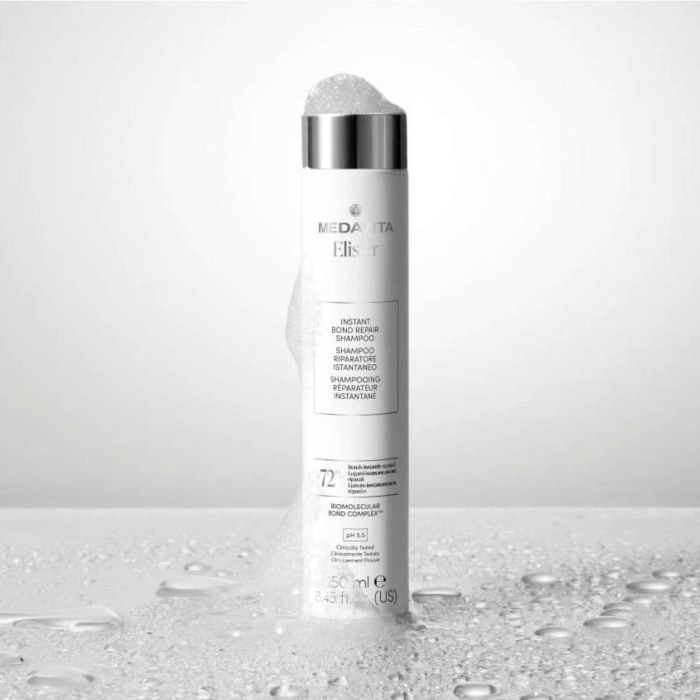 Шампунь для Моментального Биомолекулярного Восстановления Волос MEDAVITA Elisier Instant Bond Repair Shampoo