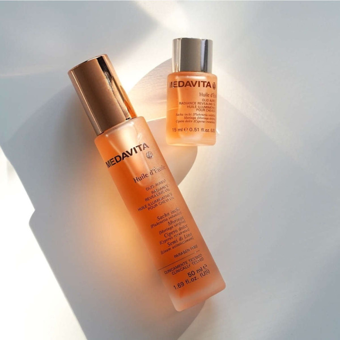 Золотое Масло для Сияния и Шелковистости Волос MEDAVITA Huile d'Etoile Radiance Revealing Oil