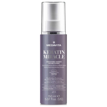 Разглаживающий Термозащитный Спрей для Волос MEDAVITA Keratin Miracle Smoothing Thermo Defence Spray