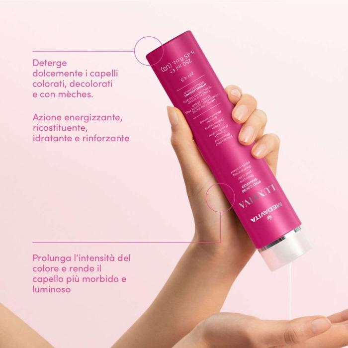 Безсульфатный Шампунь для Окрашенных Волос MEDAVITA Luxviva Post Color Shampoo