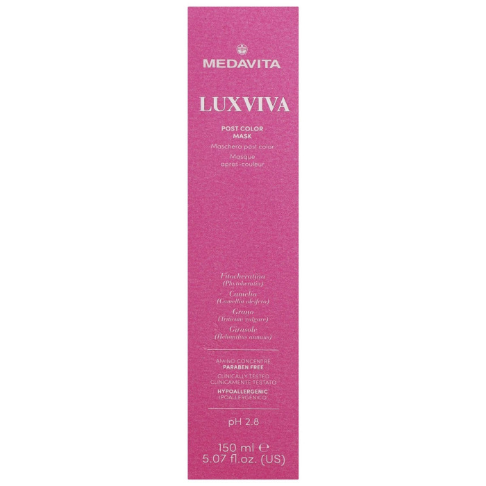 Маска для Окрашенных Волос MEDAVITA Luxviva Post Color Mask