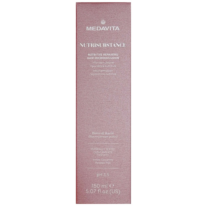 Питательная Микроэмульсия для Сухих Волос MEDAVITA Nutrisubstance Nutritive Repairing Hair Microemulsion