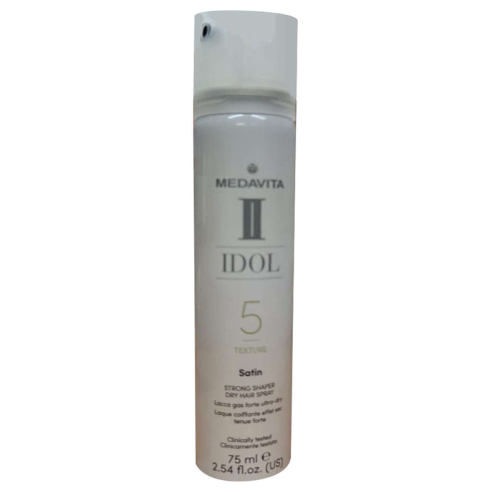 Лак для Волос Сильной Фиксации с Ультрасухим Финишем MEDAVITA Idol Texture Satin Strong Shaper Dry Hair Spray