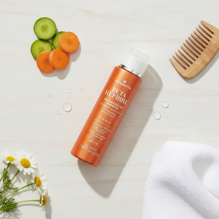 Восстанавливающий Шампунь для Поврежденных Волос MEDAVITA Beta Refibre Reconstructive Shampoo