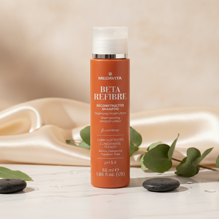 Восстанавливающий Шампунь для Поврежденных Волос MEDAVITA Beta Refibre Reconstructive Shampoo
