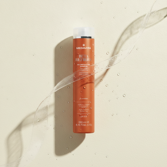 Восстанавливающий Шампунь для Поврежденных Волос MEDAVITA Beta Refibre Reconstructive Shampoo