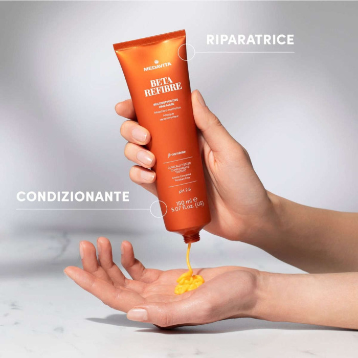 Восстанавливающая Маска для Поврежденных Волос MEDAVITA Beta Refibre Reconstructive Hair Mask