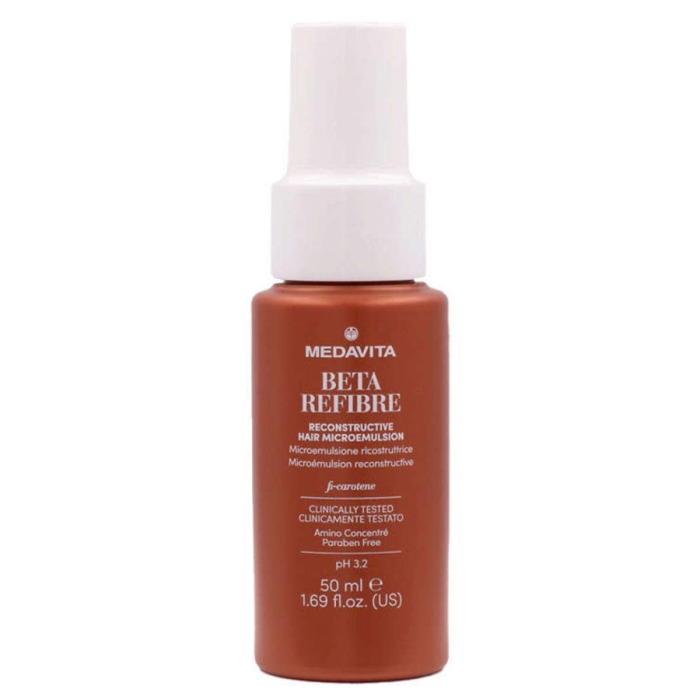 Восстанавливающая Микроэмульсия для Поврежденных Волос MEDAVITA Beta Refibre Reconstructive Hair Microemulsion