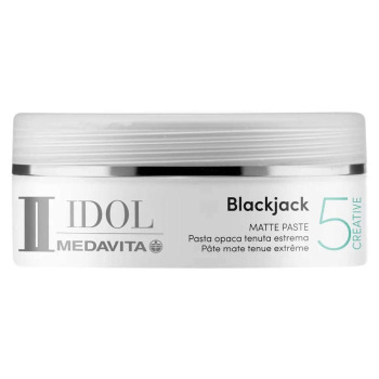 Матовая Паста Экстрасильной Фиксации для Укладки Волос MEDAVITA Idol Creative Blackjack Matte Paste