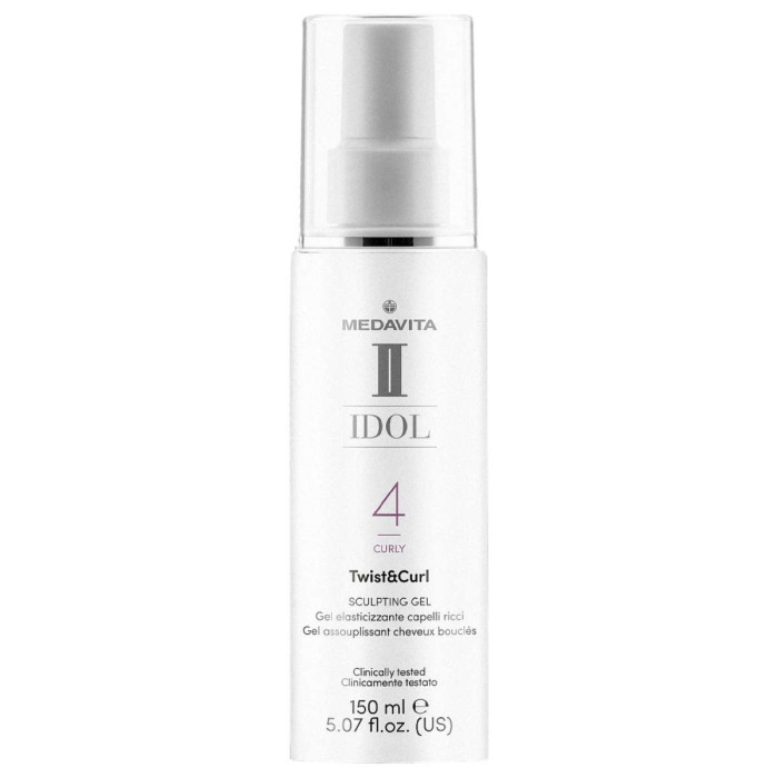 Моделирующий Гель для Волос Средне-Сильной Фиксации MEDAVITA Idol Curly Twist & Curl Sculpting Gel