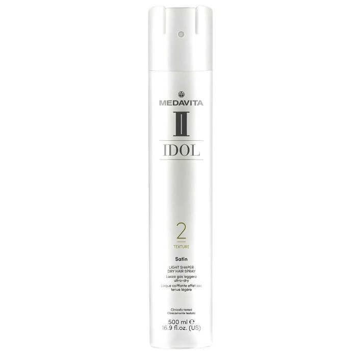 Лак для Волос Легкой Фиксации с Ультрасухим Финишем MEDAVITA Idol Texture Satin Light Shaper Dry Hair Spray