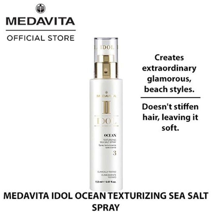 Текстурирующий Спрей Средней Фиксации с Матовым Эффектом MEDAVITA Idol Ocean Texturizing Sea Salt Spray